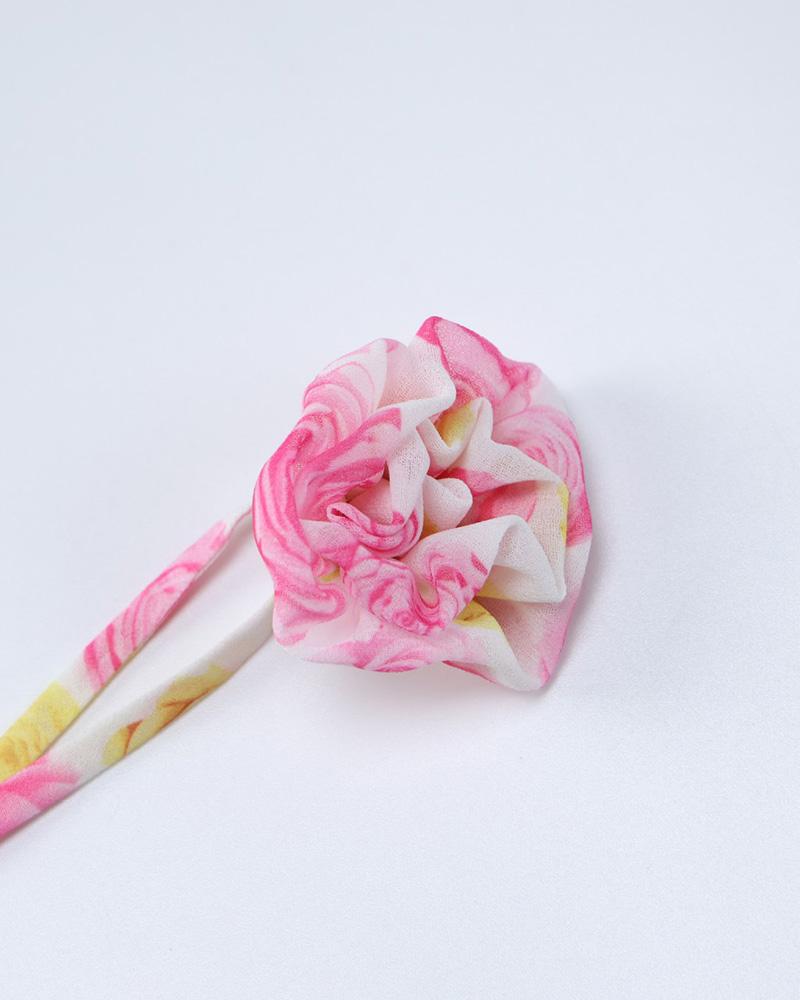 Anomalis Neckholder-Top mit Blumenmuster