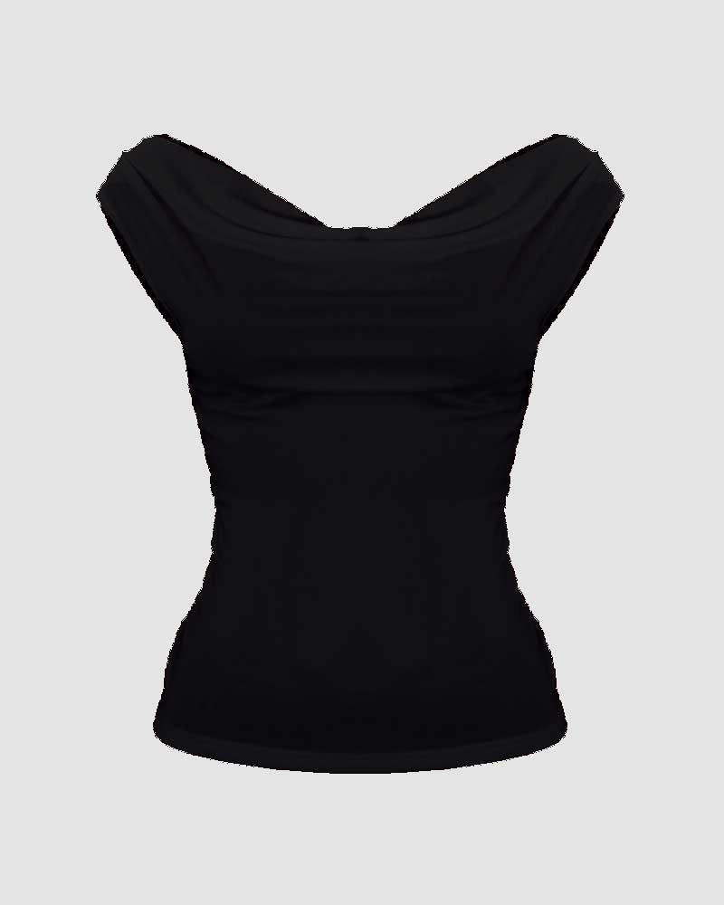 Tanktop mit weiten Schultern