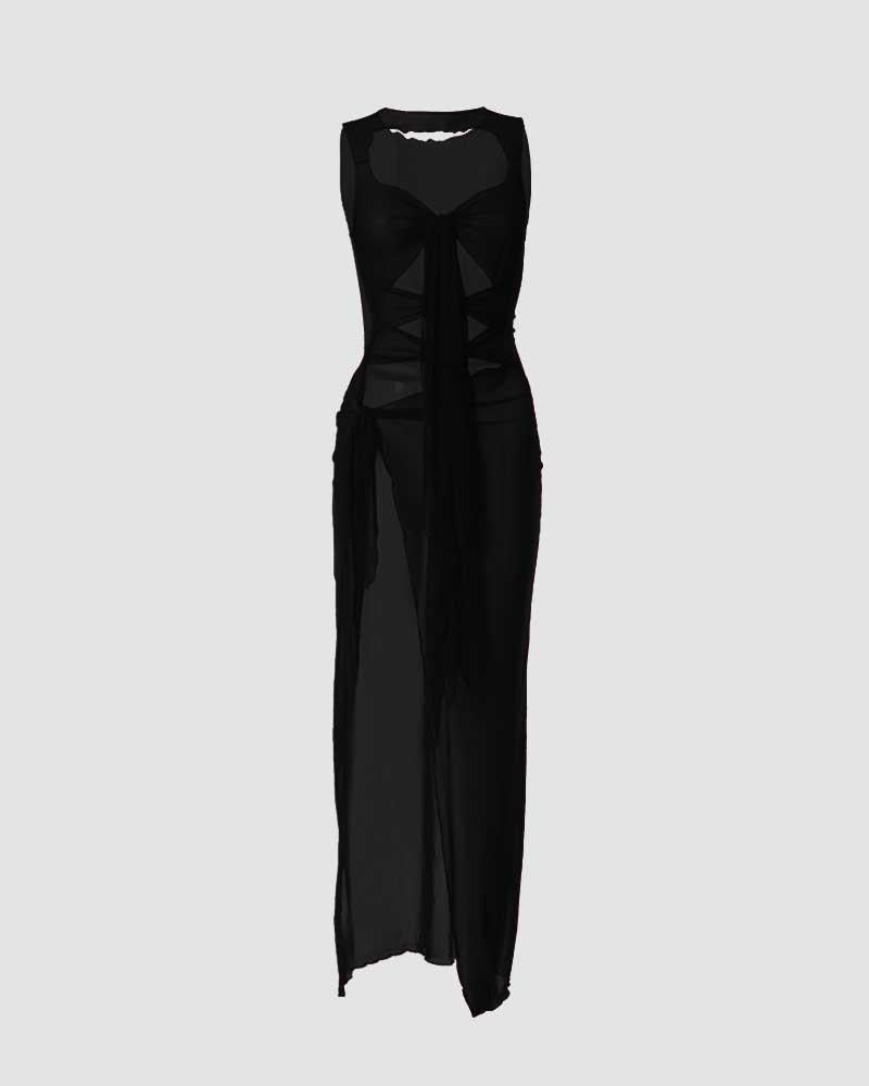 Meldy Cut-Out-Kleid