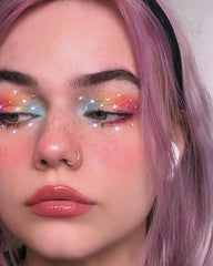 Schmetterlings-Strass-Gesichtsverzierungsaufkleber