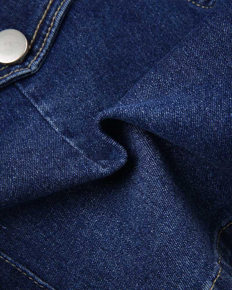 Pantalones cortos de mezclilla utilitarios 