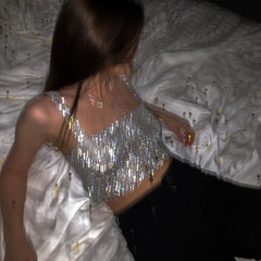 Gala Diamond Sparkle Kettenhemd-Oberteil