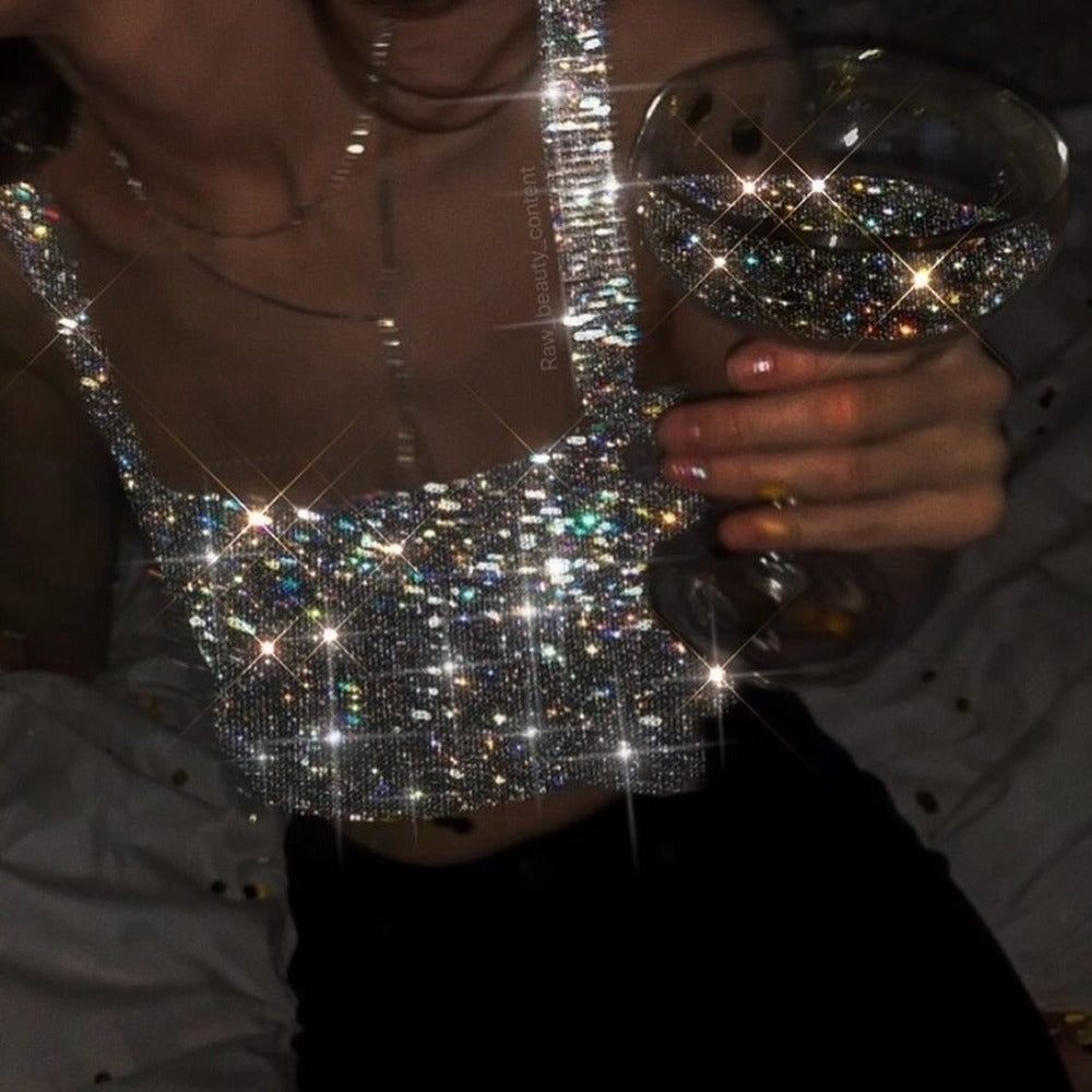 Gala Diamond Sparkle Kettenhemd-Oberteil