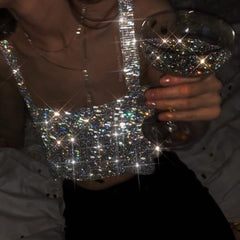 Gala Diamond Sparkle Kettenhemd-Oberteil