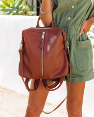 Kenzie Backpack - Cognac