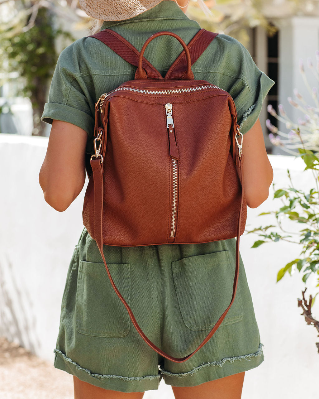 Kenzie Backpack - Cognac