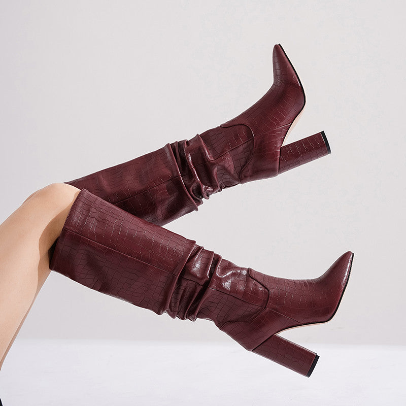 Botas altas hasta la rodilla Frazer Slouch