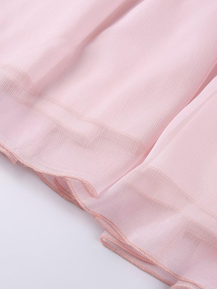 Langärmliges Korsett-Minikleid