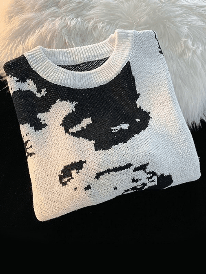 Herrenpullover im Vintage-Stil