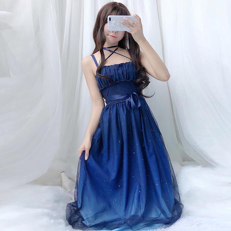Tüll-Unterkleid mit Sternenhimmel-Rüschen