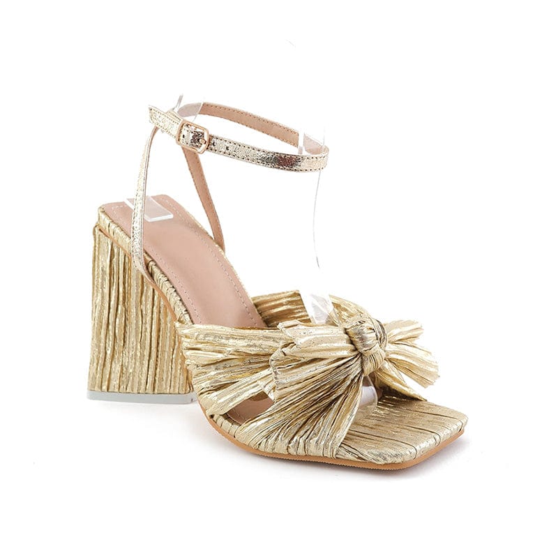 Sandalen mit Schleife Dekor