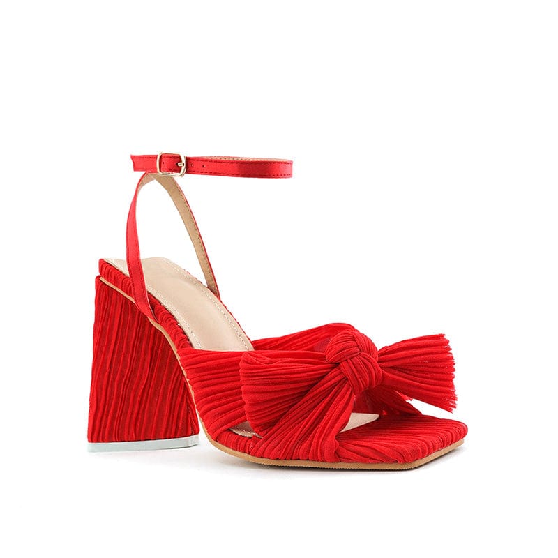 Sandalen mit Schleife Dekor