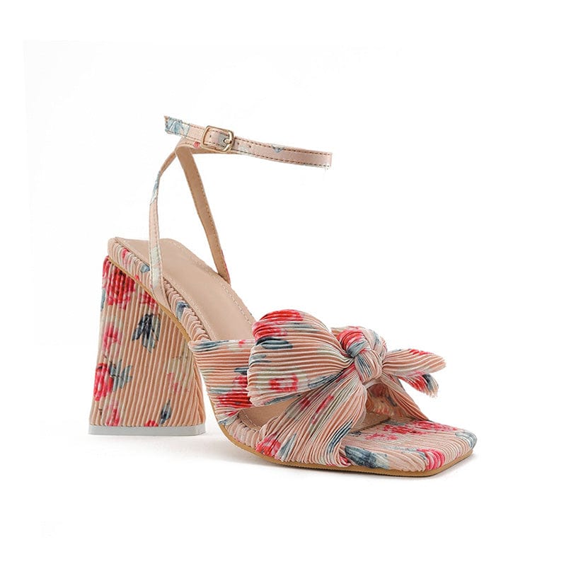 Sandalen mit Schleife Dekor