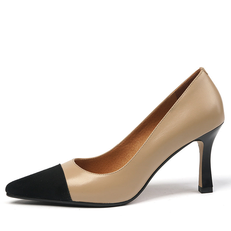 Abby Pumps mit mittelhohem Absatz und Kappe
