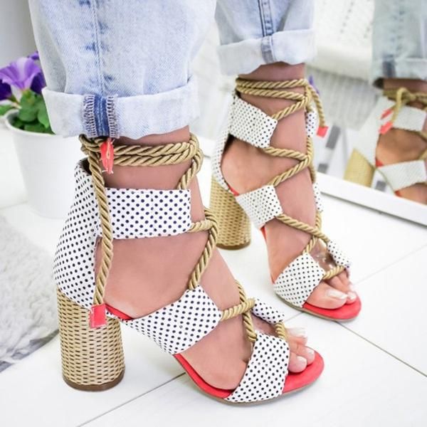 Sun Charming – Gladiator-Sandalen zum Schnüren