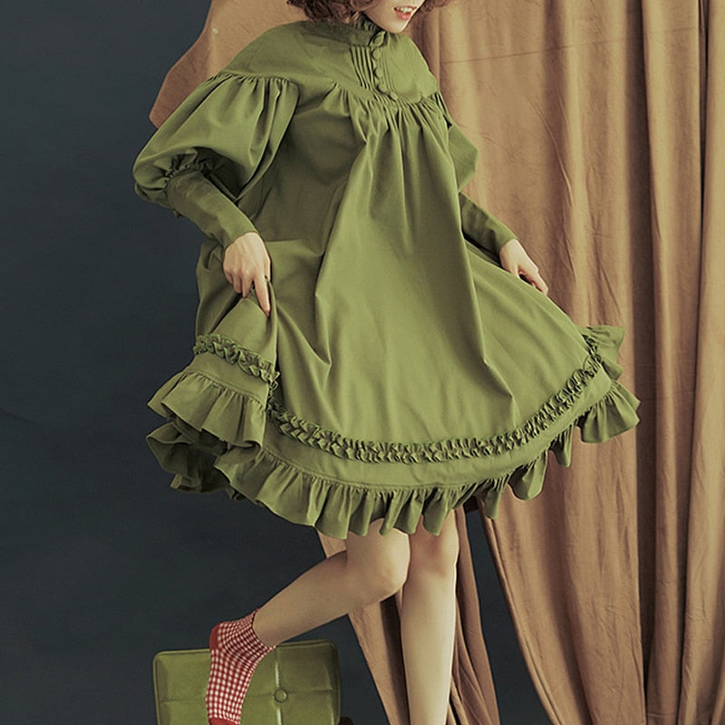 Harajuku Lolita Kleid Übergröße