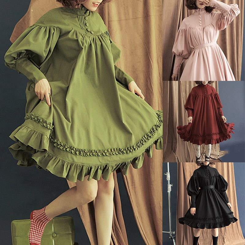 Harajuku Lolita Kleid Übergröße