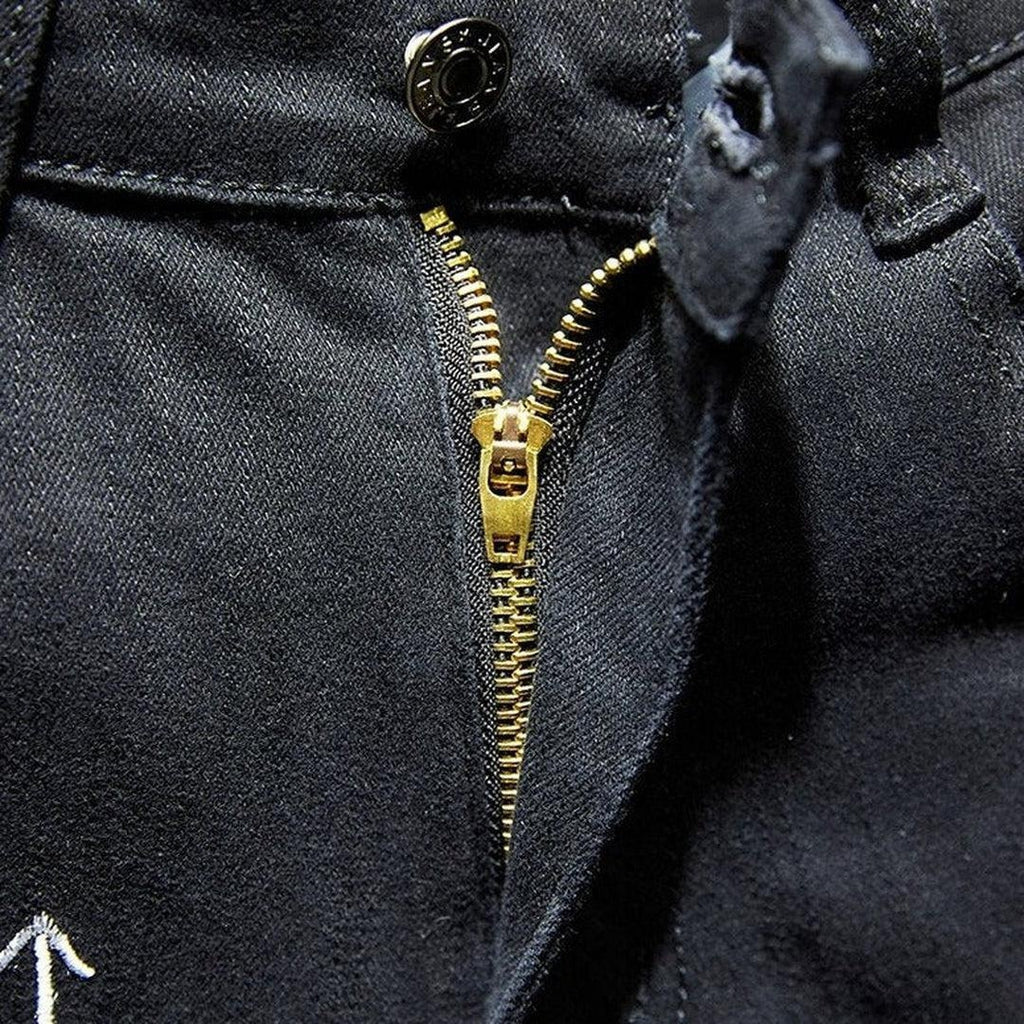 Bemalte zerrissene Jeans für Männer