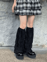 Gerüschter Y2K-Beinwärmer