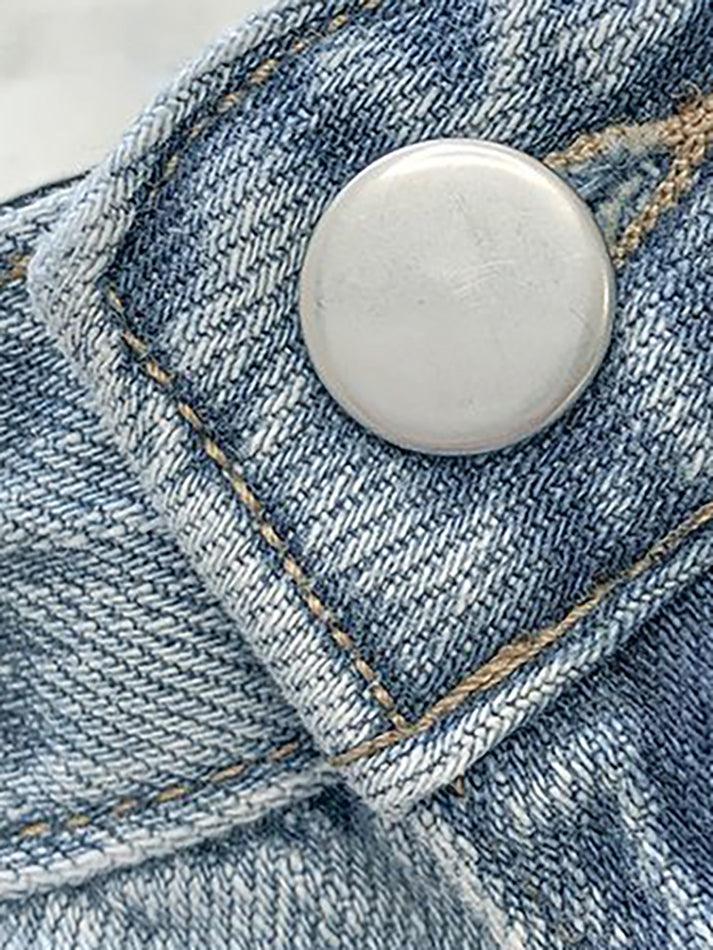 Verwaschene Boyfriendjeans mit Nahtdetail