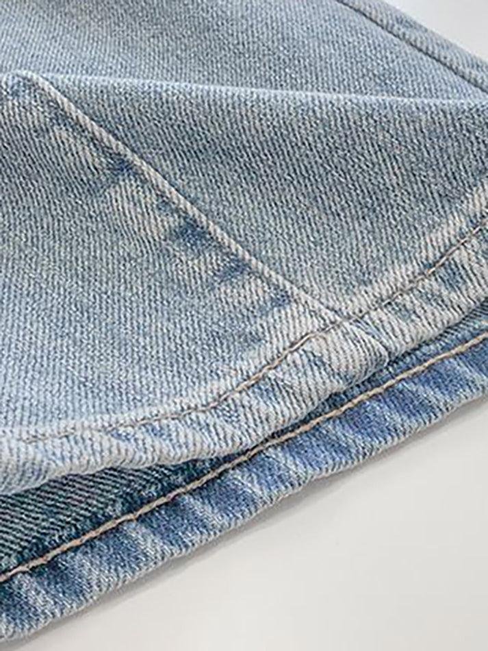 Verwaschene Boyfriendjeans mit Nahtdetail