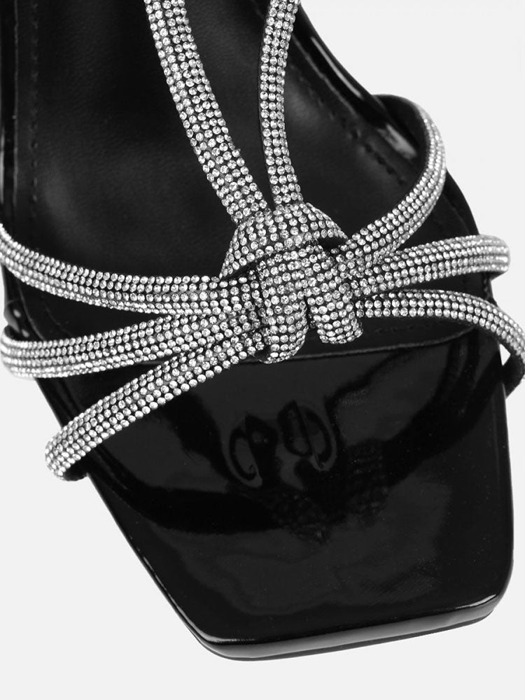 Strass-Knoten-Heels