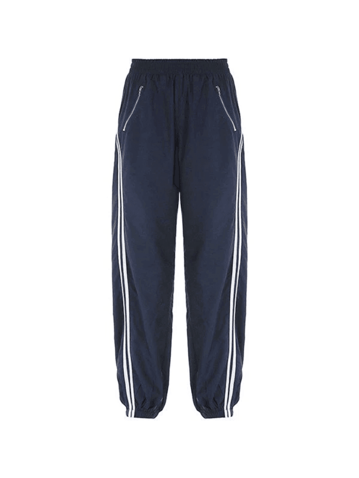 Baggy-Jogginghose mit Seitenstreifen