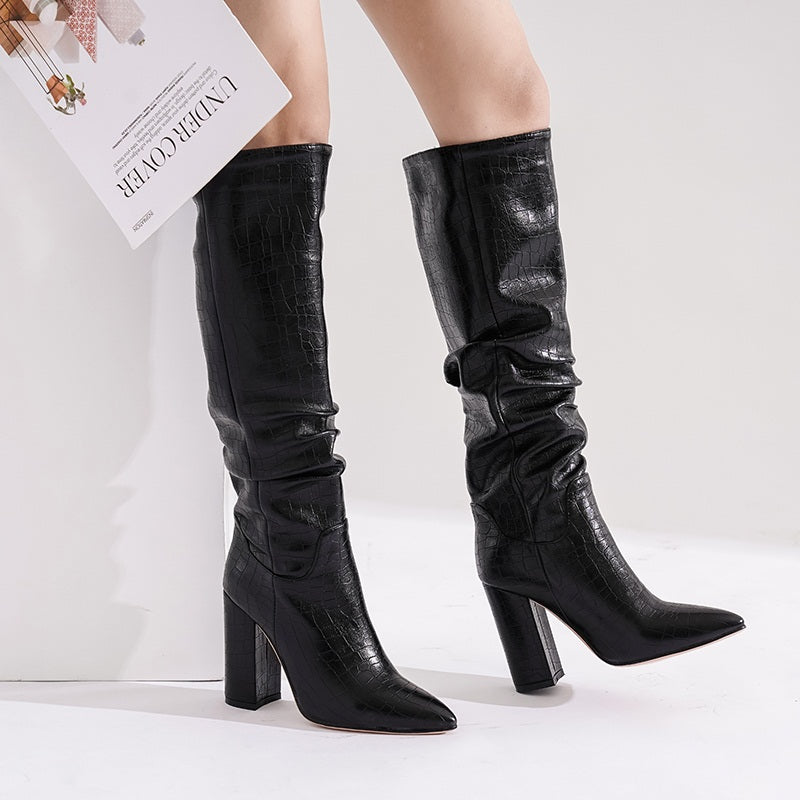 Botas altas hasta la rodilla Frazer Slouch