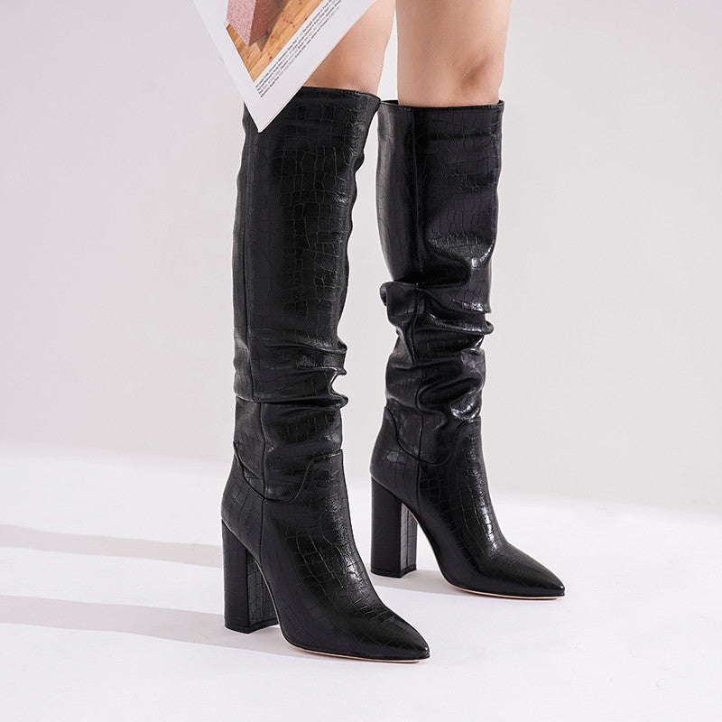 Botas altas hasta la rodilla Frazer Slouch