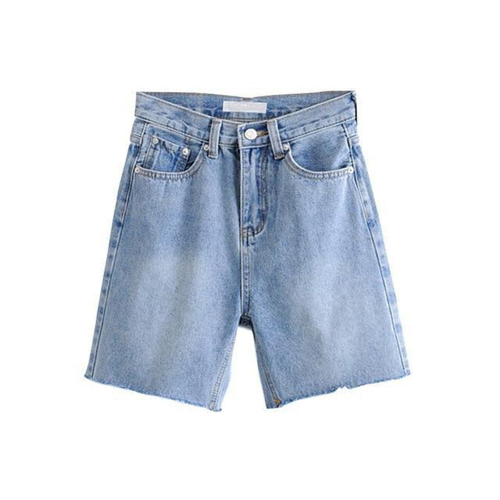 Gerade Damen Jeansshorts