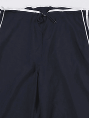 Street Ribbon Hose mit weitem Bein in Kontrastfarbe