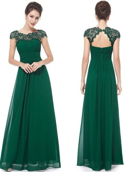 Elegantes Abendkleid aus Spitze, Brautjungfernkleid