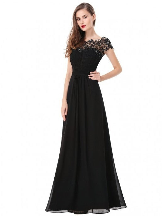 Elegantes Abendkleid aus Spitze, Brautjungfernkleid