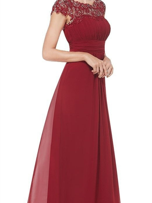 Elegantes Abendkleid aus Spitze, Brautjungfernkleid