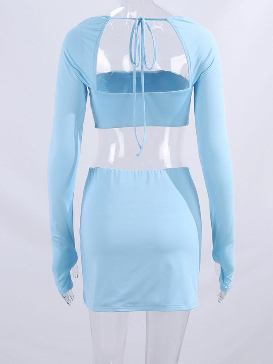 Valentina Top &amp; Minirock-Set