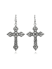Pendientes de cruz vintage
