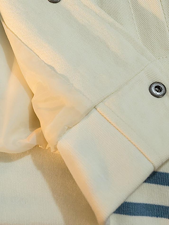 Collegejacke mit Vintage-Stickerei