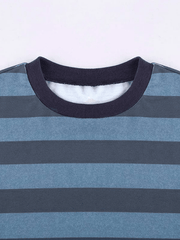 Vintage Striped Pullover Sweatshirt