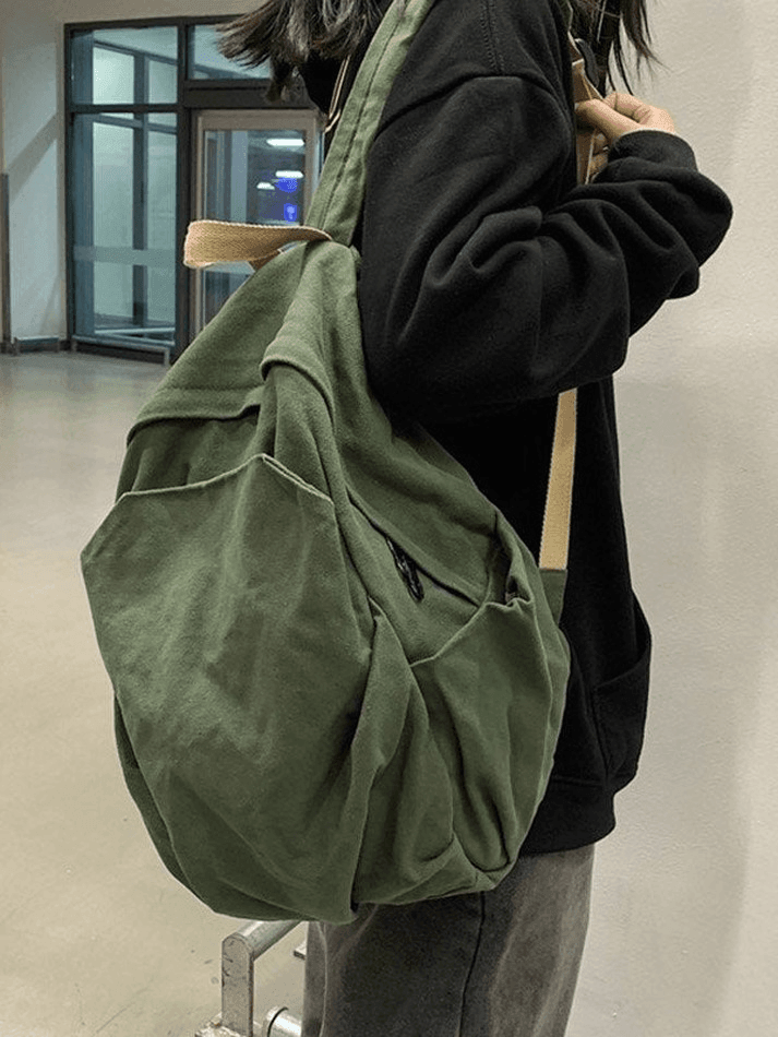 Mochila escolar vintage con lavado universitario