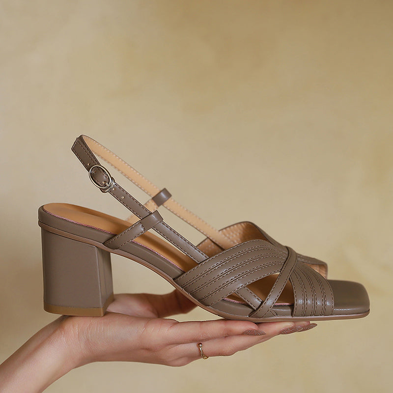Carla handgefertigte Sandalen mit Absatz