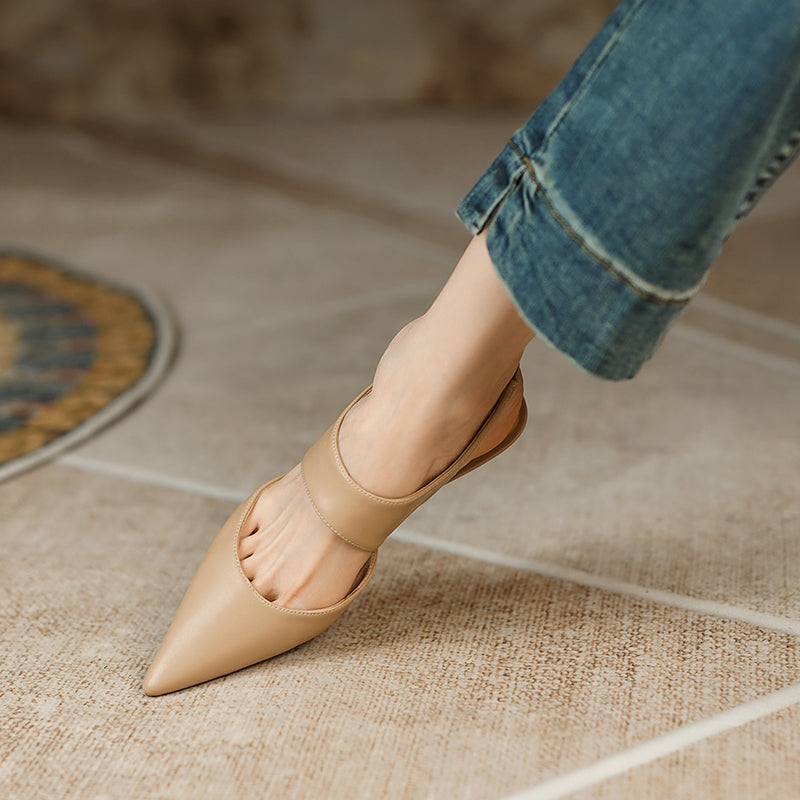 Fayth – Slingback-Pumps in Nude