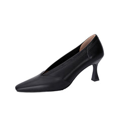 Zapatos de tacón bajo negros Gwen