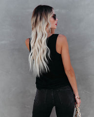 Wylie Baumwoll-Tanktop - Schwarz