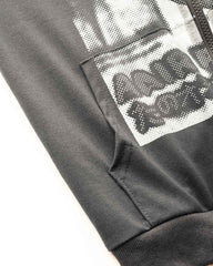 Sudadera con capucha y cremallera con gráfico retro Dilution 