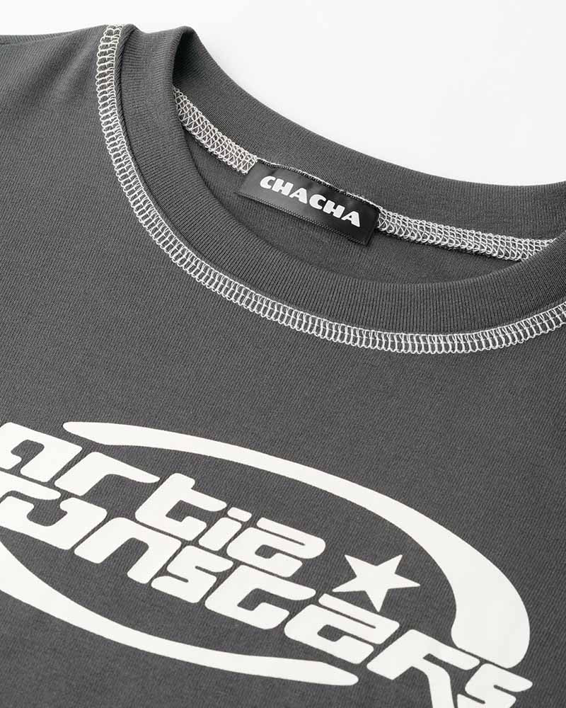 Hartie Monster Grafik T-Shirt